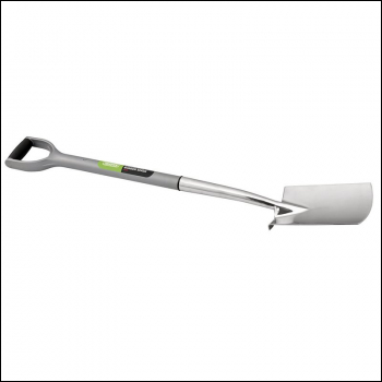 Draper 720EH/I Stainless Steel Soft Grip Border Spade - Code: 83758 - Pack Qty 1