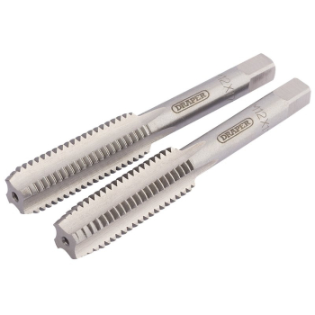 Draper SKC1B Coarse Hand Taps Taper and Plug, 12mm - Code: 83802 - Pack Qty 1