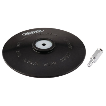 Draper D5B Rubber Backing Disc, 125mm - Code: 83815 - Pack Qty 1