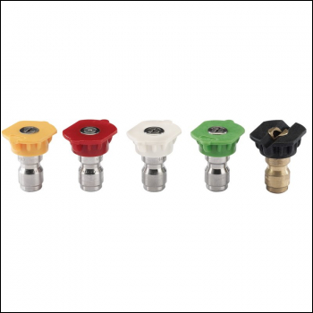 Draper APPW21 Nozzle Set for Petrol Pressure Washer PPW540 (5 Piece) - Code: 83825 - Pack Qty 1