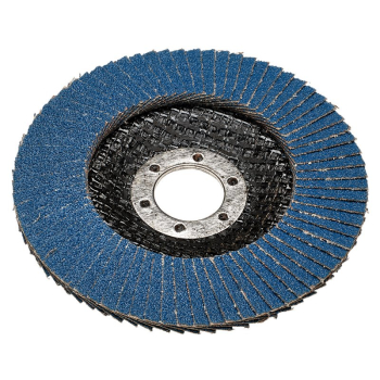 Draper FDZ115 Zirconium Oxide Flap Disc, 115 x 22.23mm, 80 Grit - Code: 84042 - Pack Qty 1
