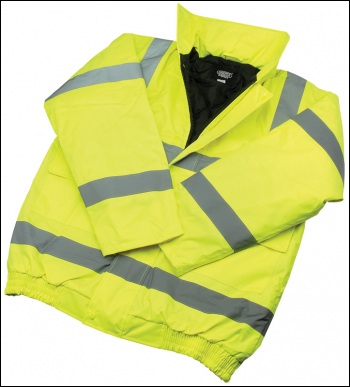 Draper HVBJA/B High Visibility Bomber Jacket, Size M - Discontinued - Code: 84724 - Pack Qty 1