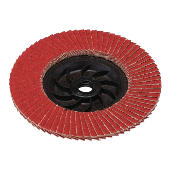 Draper EFDC115 Draper Expert Ceramic Flap Disc, 115mm, M14, 60 Grit - Code: 87480 - Pack Qty 1