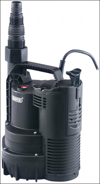 DRAPER 120L/Min Submersible Water Pump with Integral Float Switch (300W) - Pack Qty 1 - Code: 87961