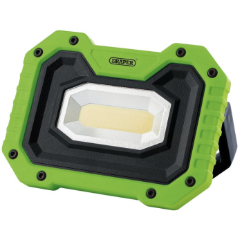 Draper RFL/500/G COB LED Rechargeable Worklight with Wireless Speaker, 5W, 500 Lumens, Green - Discontinued - Code: 88040 - Pack Qty 1