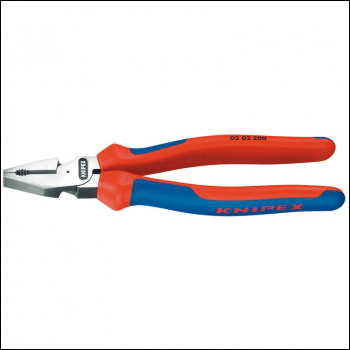 Draper 02 02 200 SB Knipex 02 02 200 SB High Leverage Combination Pliers, 200mm - Code: 88153 - Pack Qty 1
