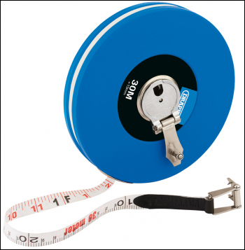 Draper STFG Fibreglass Measuring Tape, Class III, 30m/100ft x 13mm - Code: 88216 - Pack Qty 1
