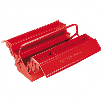 Draper TB530 Extra Long Four Tray Cantilever Tool Box, 530mm - Code: 88904 - Pack Qty 1
