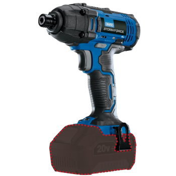 Draper CID20SF Draper Storm Force® 20V Cordless Impact Driver, 1/4 inch  Hex. (Sold Bare) - Code: 89520 - Pack Qty 1