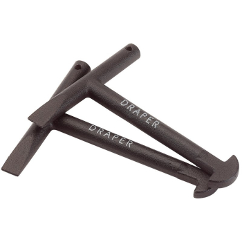 Draper MHK2 Manhole Keys, 2 x 130mm - Code: 89721 - Pack Qty 1