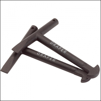 Draper MHK2 Manhole Keys, 2 x 130mm - Code: 89721 - Pack Qty 1
