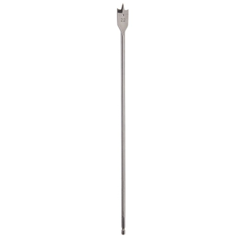 Draper FB100AXL Extra Long Flat Wood Bit, 22 x 400mm - Code: 90000 - Pack Qty 1