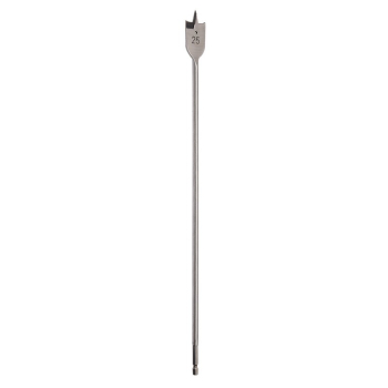 Draper FB100AXL Extra Long Flat Wood Bit, 25 x 400mm - Code: 90001 - Pack Qty 1
