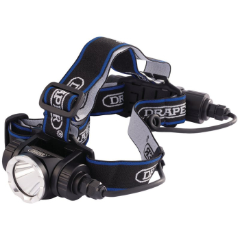 Draper RHL4 Rechargeable LED Head Torch, 10W - Code: 90064 - Pack Qty 1