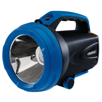 Draper RLED20/B LED Rechargeable Spotlight, 20W, 1,300 Lumens - Code: 90092 - Pack Qty 1