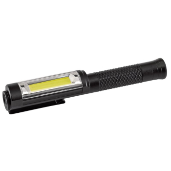 Draper RWLCOB/360/B COB LED Rechargeable Aluminium Pen Torch, 5W, 400 Lumens - Code: 90101 - Pack Qty 1