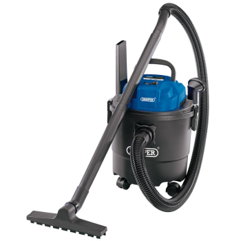 Draper WDV15P 230V Wet & Dry Vacuum Cleaner, 15L, 1250W - Code: 90107 - Pack Qty 1