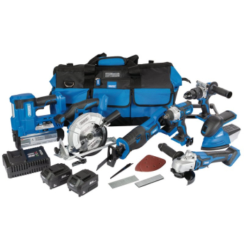 Draper PTK12/D20 D20 20V Jumbo Kit,  7 x Power Tools,  2 x Batteries,  1 x Charger,  1 x Tool Bag - Code: 90473 - Pack Qty 1