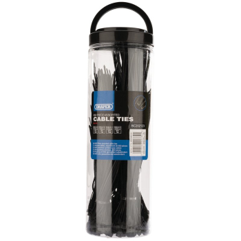 Draper CTT2 Assorted Nylon Cable Ties (Pack of 650) - Code: 90734 - Pack Qty 1