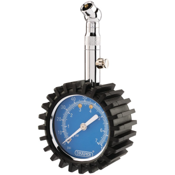 Draper TPG1 Tyre Pressure Gauge, 0 - 100psi, 0 - 7bar - Code: 91347 - Pack Qty 1