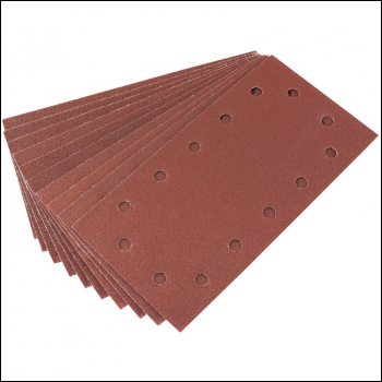 Draper APT252 Assorted Aluminium Oxide Sanding Sheets, 115 x 227mm (Pack of 10) - Code: 92296 - Pack Qty 1