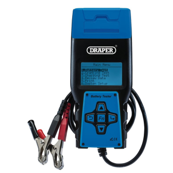 Draper BT-P Battery Tester with Printer - Code: 92445 - Pack Qty 1