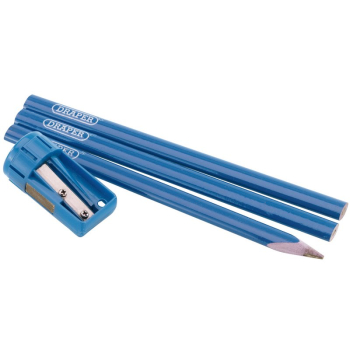 Draper CPSS Dispenser of Carpenter's Pencil and Sharpener Sets (12 Piece) - Code: 92705 - Pack Qty 12