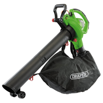 Draper BV3200 230V Garden Vacuum/Blower/Mulcher, 3200W - Code: 93165 - Pack Qty 1