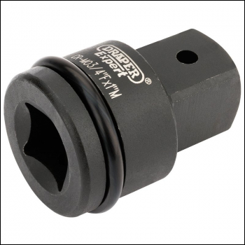 Draper 811 Impact Socket Converter, 3/4 inch (F) x 1 inch (M) - Code: 93481 - Pack Qty 1