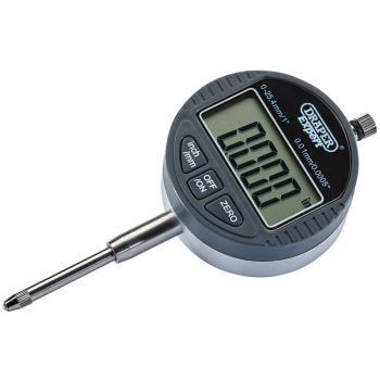 Draper PDDG/A Draper Expert Dual Reading Digital Dial Test Indicator, 0 - 25mm/0 - 1 inch  - Code: 94255 - Pack Qty 1