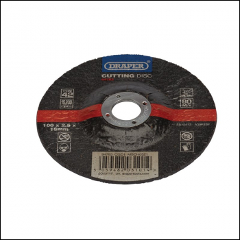 Draper CGD1 DPC Metal Cutting Disc, 100 x 2.5 x 16mm - Code: 94783 - Pack Qty 1