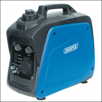 Draper DGI800DI Petrol Inverter Generator, 700W - Code: 95176 - Pack Qty 1