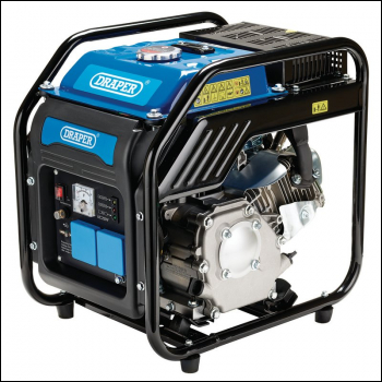 Draper PG3000DI Petrol Open Frame Inverter Generator, 2800W - Code: 95204 - Pack Qty 1