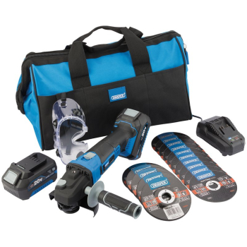 Draper PTKGC20V Draper Storm Force 20V Cordless Grind and Cut Kit - Code: 97276 - Pack Qty 1