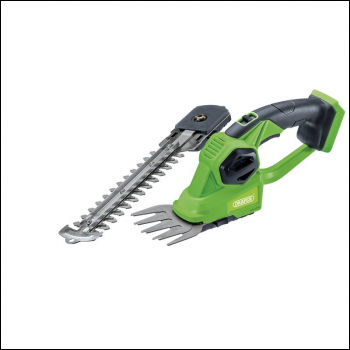 Draper D20G/GST20 D20 20V 2-in-1 Grass and Hedge Trimmer (Sold Bare) - Code: 98505 - Pack Qty 1