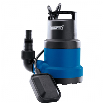 Draper SWP120A 230V Submersible Clean Water Pump with Float Switch, 108L/min, 250W - Code: 98912 - Pack Qty 1