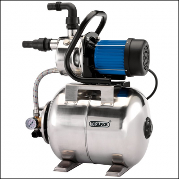 Draper BP3 Stainless Steel Booster Pump, 50L/min, 800W - Code: 98915 - Pack Qty 1