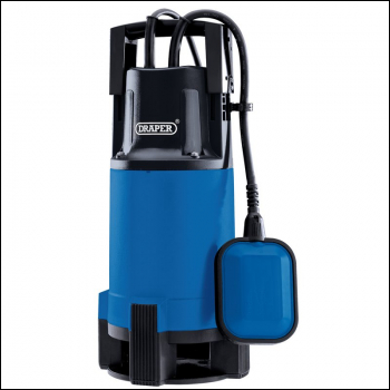 Draper SWP220 110V Submersible Dirty Water Pump with Float Switch, 216L/min, 750W - Code: 98920 - Pack Qty 1