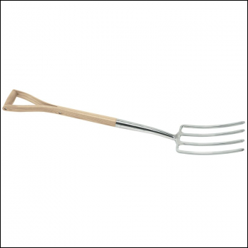 Draper DDFG/L Draper Heritage Stainless Steel Digging Fork with Ash Handle - Code: 99013 - Pack Qty 1