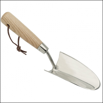 Draper DGHTG/L Draper Heritage Stainless Steel Hand Trowel with Ash Handle - Code: 99023 - Pack Qty 1