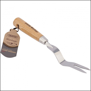 Draper DGHWG/L Draper Heritage Stainless Steel Hand Weeder with Ash Handle - Code: 99027 - Pack Qty 1