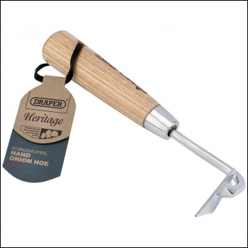 Draper DGHOHG/L Draper Heritage Stainless Steel Onion Hoe With Ash Handle - Code: 99029 - Pack Qty 1