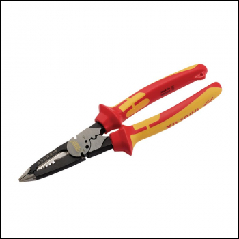 Draper XP1000EP XP1000® VDE Multi-Purpose Pliers, 225mm, Tethered - Code: 99059 - Pack Qty 1