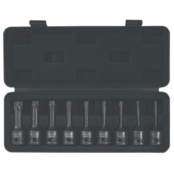 Draper 410/9/TX Draper Expert TX-STAR® Socket Bit Set, 1/2 inch  Sq. Dr. (9 Piece) - Code: 99184 - Pack Qty 1
