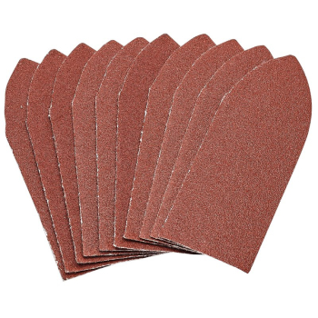 Draper APT259 Hook and Loop Aluminium Oxide Sanding Sheets, 32 x 92mm, 120 Grit (Pack of 10) - Code: 99262 - Pack Qty 1
