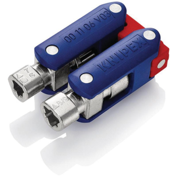 Draper 00 11 06 V03 KNIPEX 00 11 06 V03 Control Cabinet Key  inch Double-Joint inch , 62 mm - Code: 99408 - Pack Qty 1