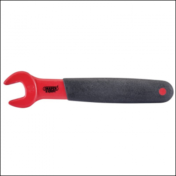 Draper 8299 VDE Approved Fully Insulated Open End Spanner, 10mm - Code: 99468 - Pack Qty 1