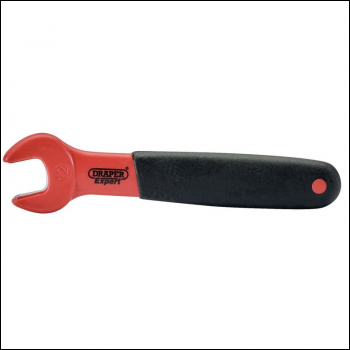 Draper 8299 VDE Approved Fully Insulated Open End Spanner, 12mm - Code: 99470 - Pack Qty 1