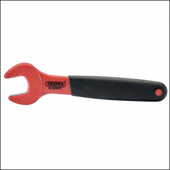 Draper 8299 VDE Fully Insulated Open End Spanner, 21mm - Code: 99479 - Pack Qty 1