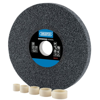 Draper BG20025C Aluminium Oxide Bench Grinding Wheel, 200 x 25mm, 36 Grit - Code: 99570 - Pack Qty 1
